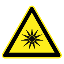 Optical Radiation hazard pictogram