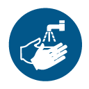 Wash Hands hazard pictogram